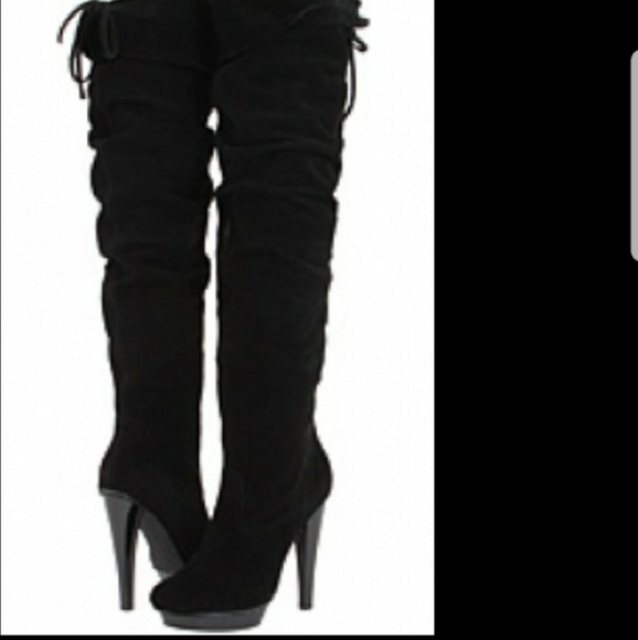 Steve Madden Xenon knee high fold over boots - Picture 4 of 4